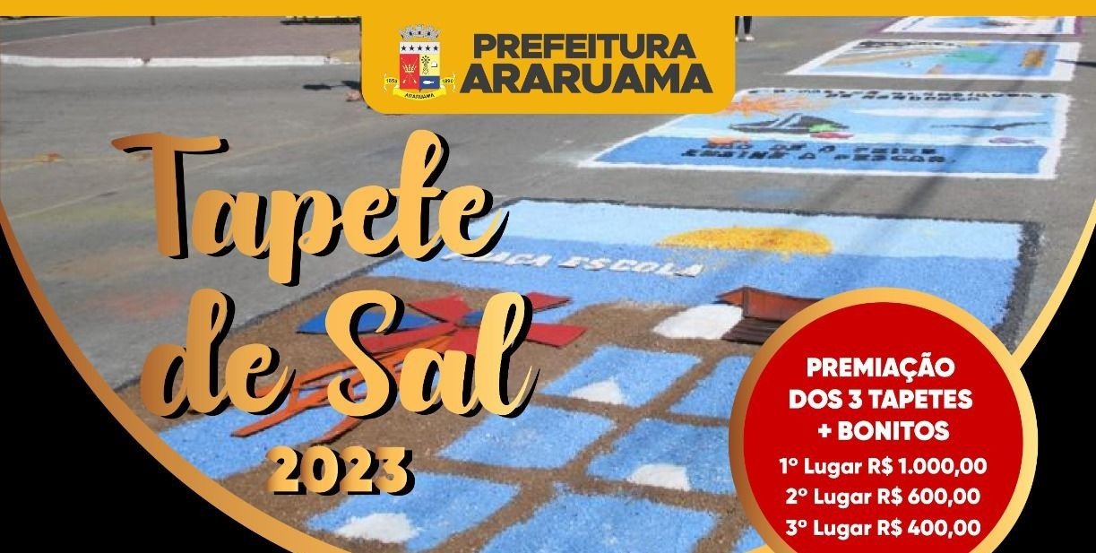 Araruama Abre Inscri Es Para Confec O Dos Tapetes De Sal Em