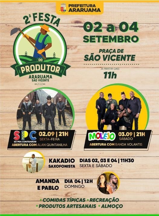 FestNatal Araxá anuncia show surpresa com Só Pra Contrariar - Araxá Agora