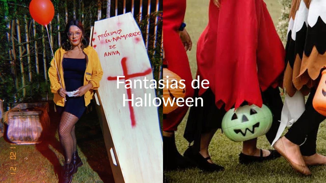 10 Fantasias de Halloween simples<br />Fantasias Femininas Improvisadas