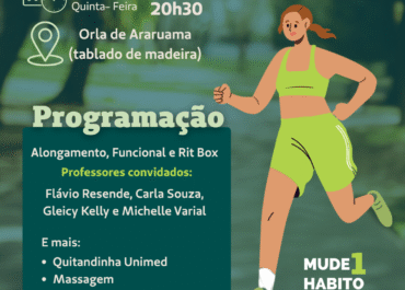 Unimed Araruama promove evento gratuito para incentivar hábitos saudáveis na Orla da cidade