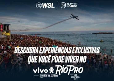 WSL se junta a Play for a Cause e promove ação social beneficente através de experiências exclusivas no VIVO Rio Pro