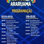 Arraiá Araruama promete animar o público com dois dias de festa, quadrilhas e shows musicais