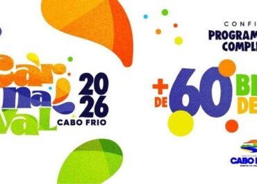 Prefeitura de Cabo Frio divulga a programação oficial do Carnaval 2026