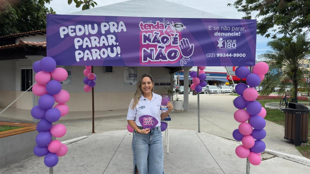 Carnaval 2026: Araruama reforça proteção às mulheres com a campanha “Não é Não”