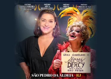 Teatro Municipal de São Pedro da Aldeia apresenta o monólogo “Nasci pra ser Dercy” nos dias 28 de fevereiro e 1º de março