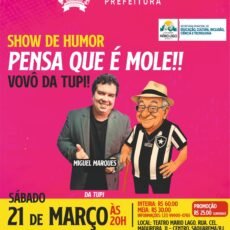 Saquarema: Teatro Mário Lago terá comédia e espetáculo infantil de mágica