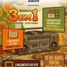 AraruTV celebra a história local com o evento “3 em 1 – Recordando Araruama” na Casa de Cultura