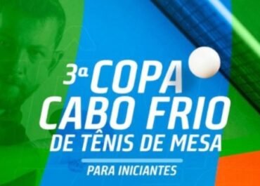 Cabo Frio realiza 3ª Copa de Tênis de Mesa para Iniciantes no Ginásio Poliesportivo João Augusto