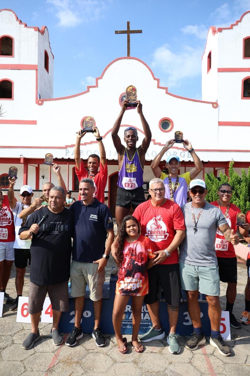 Corrida de São Jorge reúne 400 participantes e celebra fé, esporte e solidariedade em Praia Seca