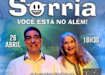 Teatro Mário Lago terá comédia espírita no próximo domingo em Saquarema