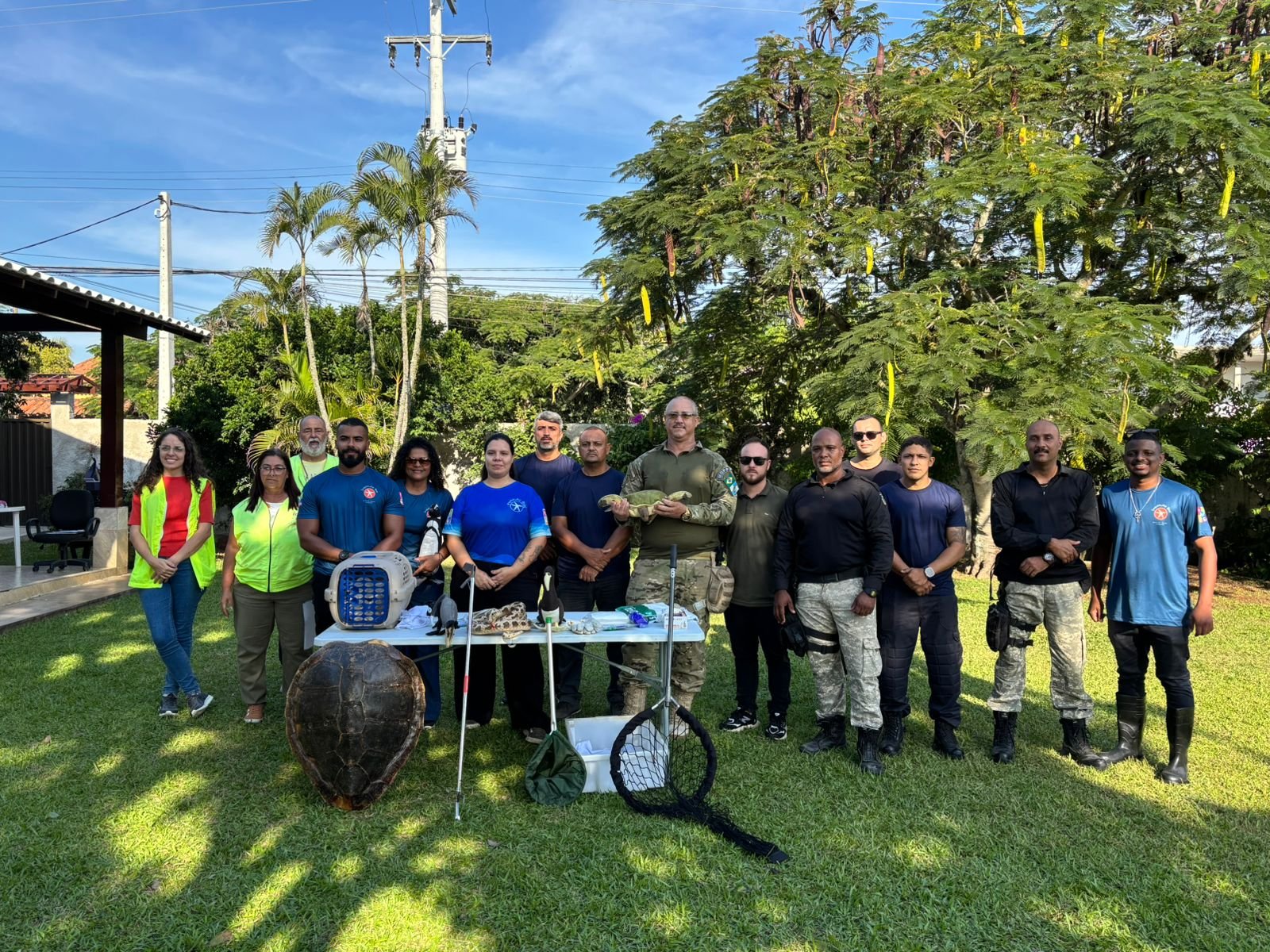 Guarda Ambiental de Araruama recebe capacitação técnica voltada aos ecossistemas locais no Instituto BW em Praia Seca