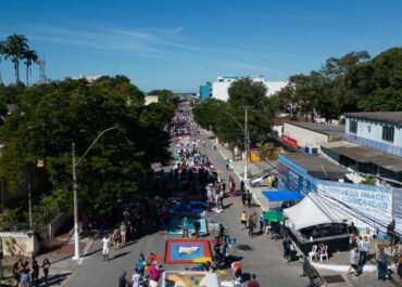 Inscrições para confecção dos tapetes de sal de Corpus Christi em Araruama terminam nesta quarta-feira (3)