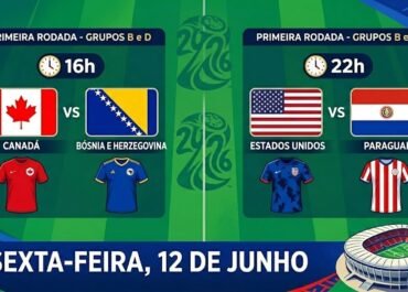 Copa 2026 terá confrontos dos grupos B e D nesta sexta-feira