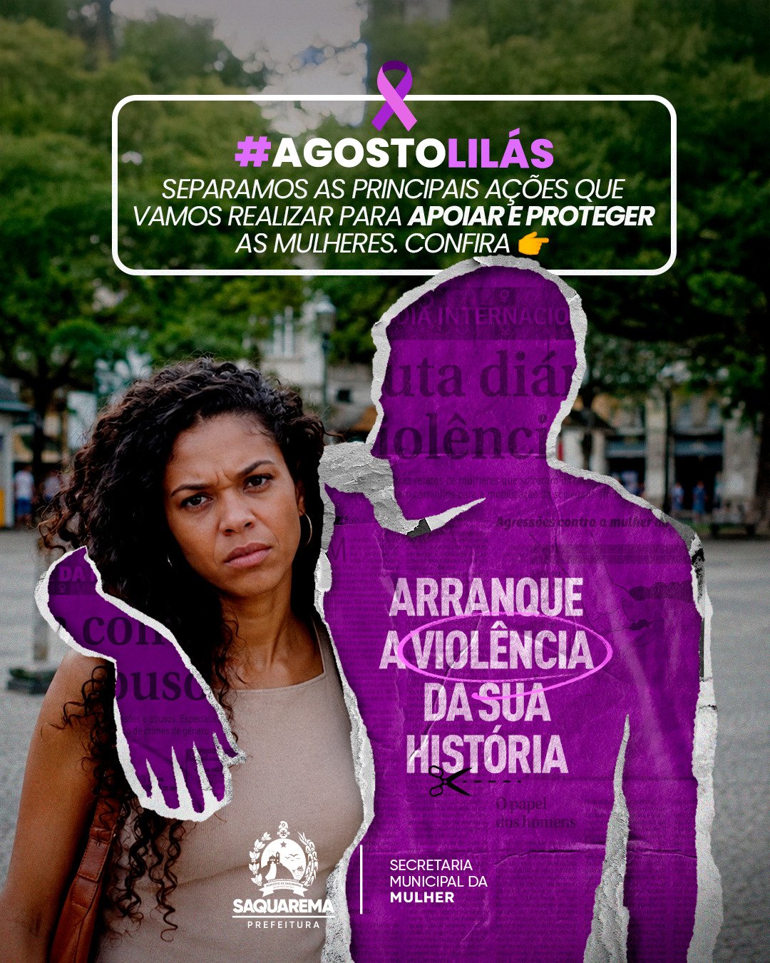 “Agosto Lilás: Saquarema prepara mês inteiro de ações pelo enfrentamento à violência contra a mulher”