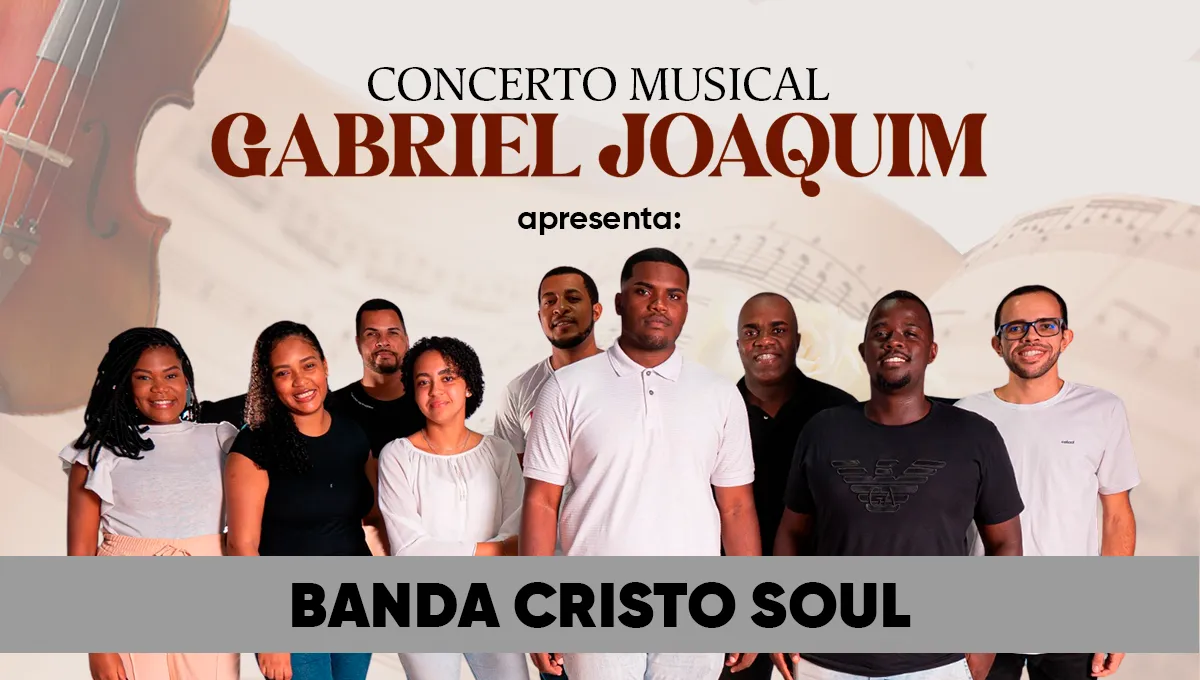 Casa da Cultura de São Pedro da Aldeia recebe Cristo Soul na próxima quarta-feira (09)
